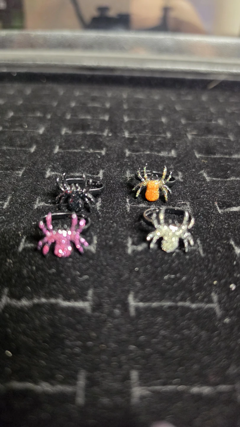 Spider Rings Set of 4 for kids (623) - photo 4