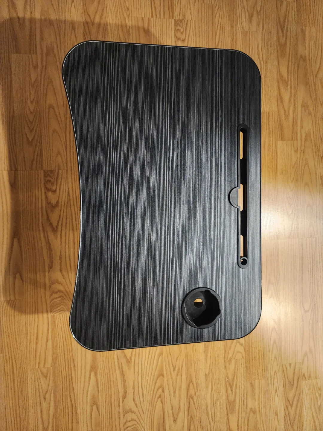 Black Lap Desk with Cup Holder