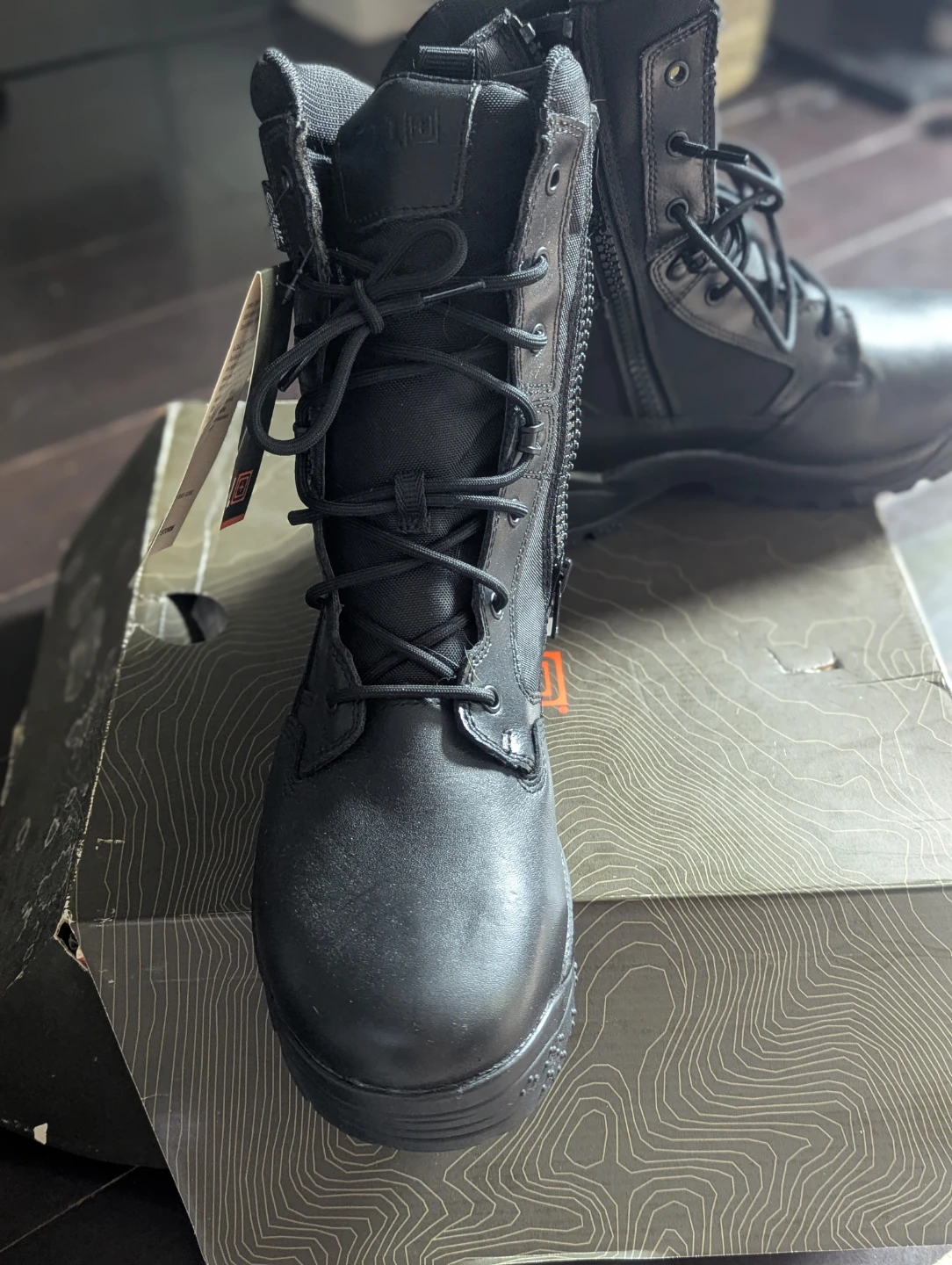 5.11 Tactical Black Side-Zip Boots - photo 2