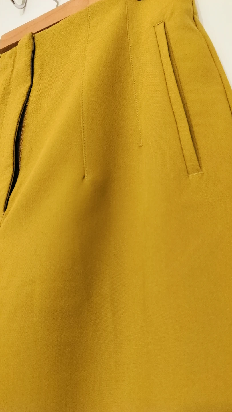 Zara mustard tapered trousers - Size M - photo 2