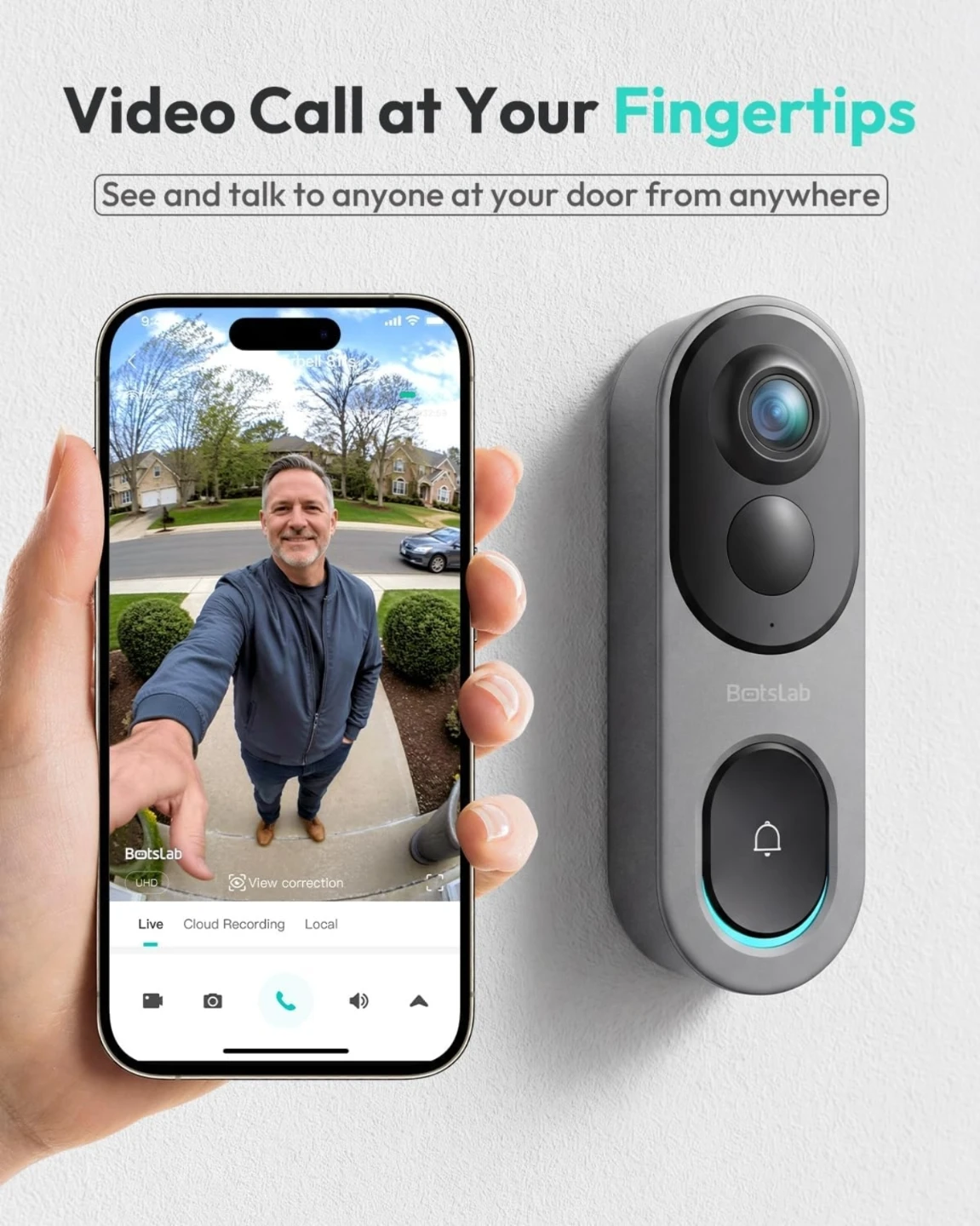 Botslab Doorbell Camera with Chime - photo 5