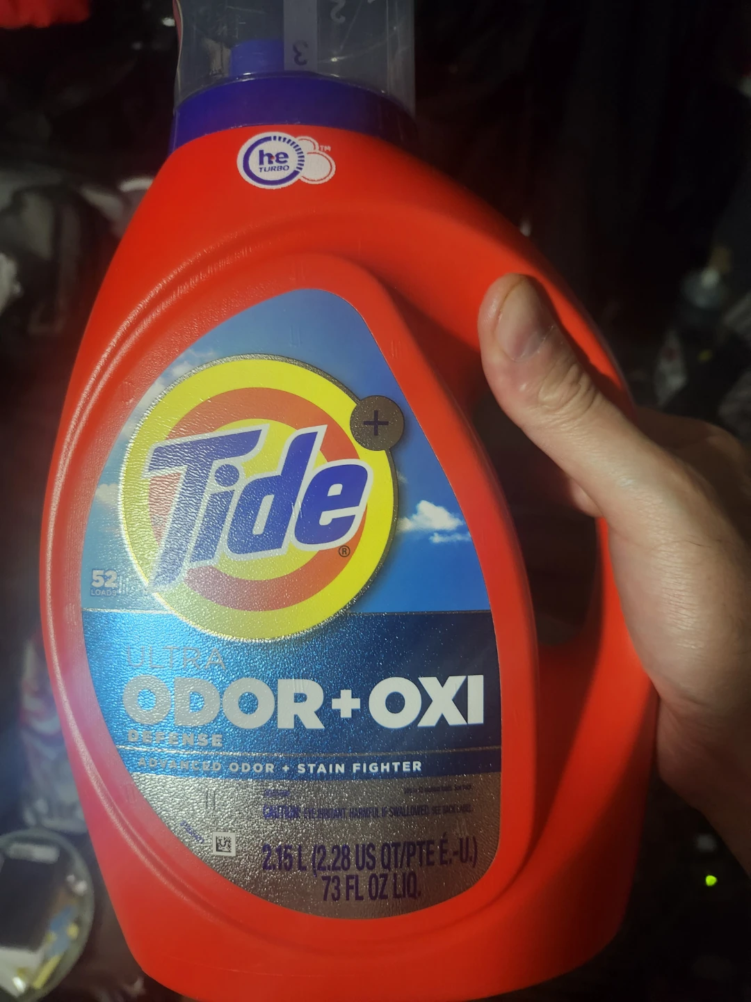 Tide Odor+Oxi Liquid Laundry Detergent 73 fl oz