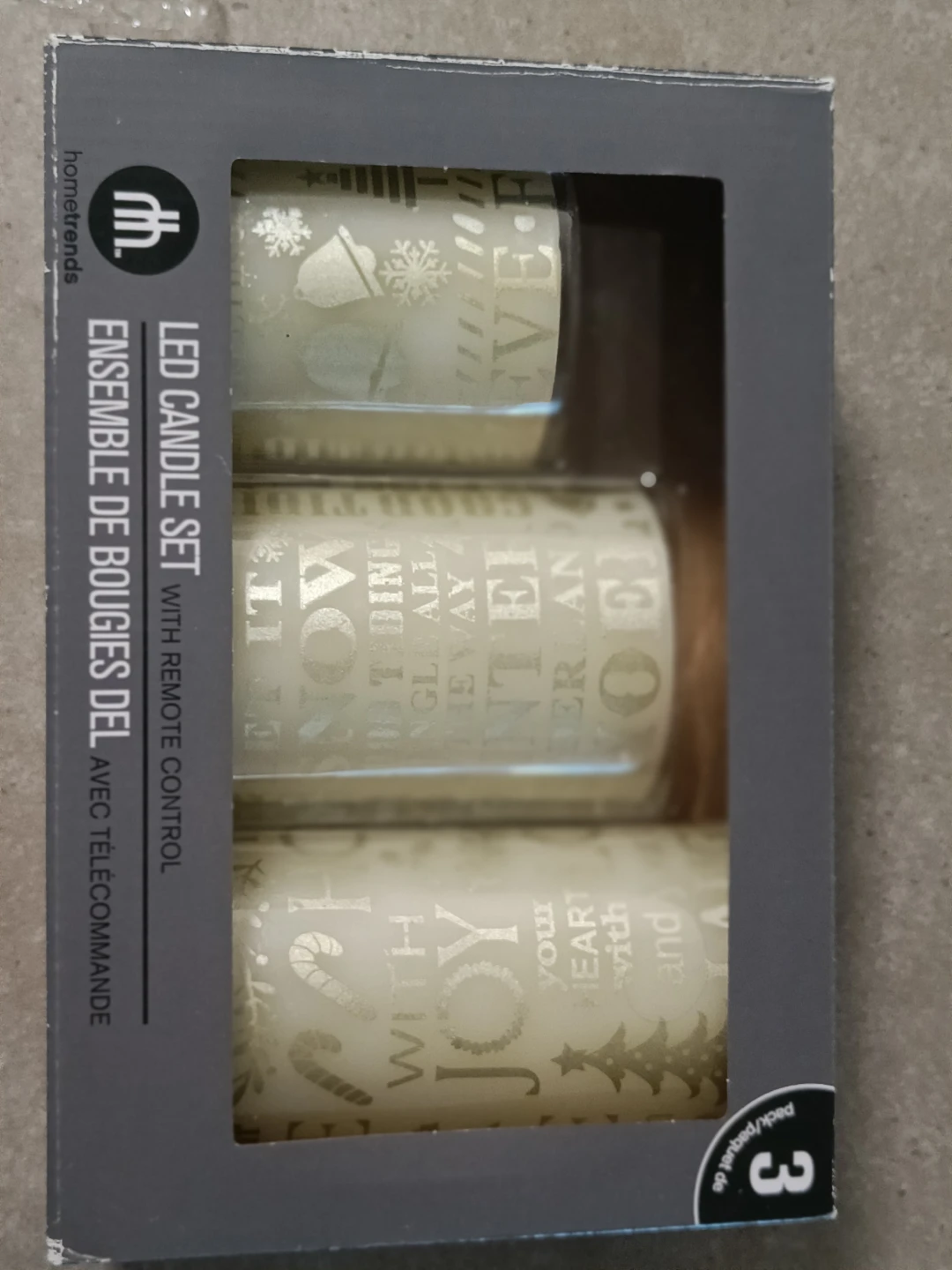 Hometrends LED Candle Set (3 Pack) - photo 4