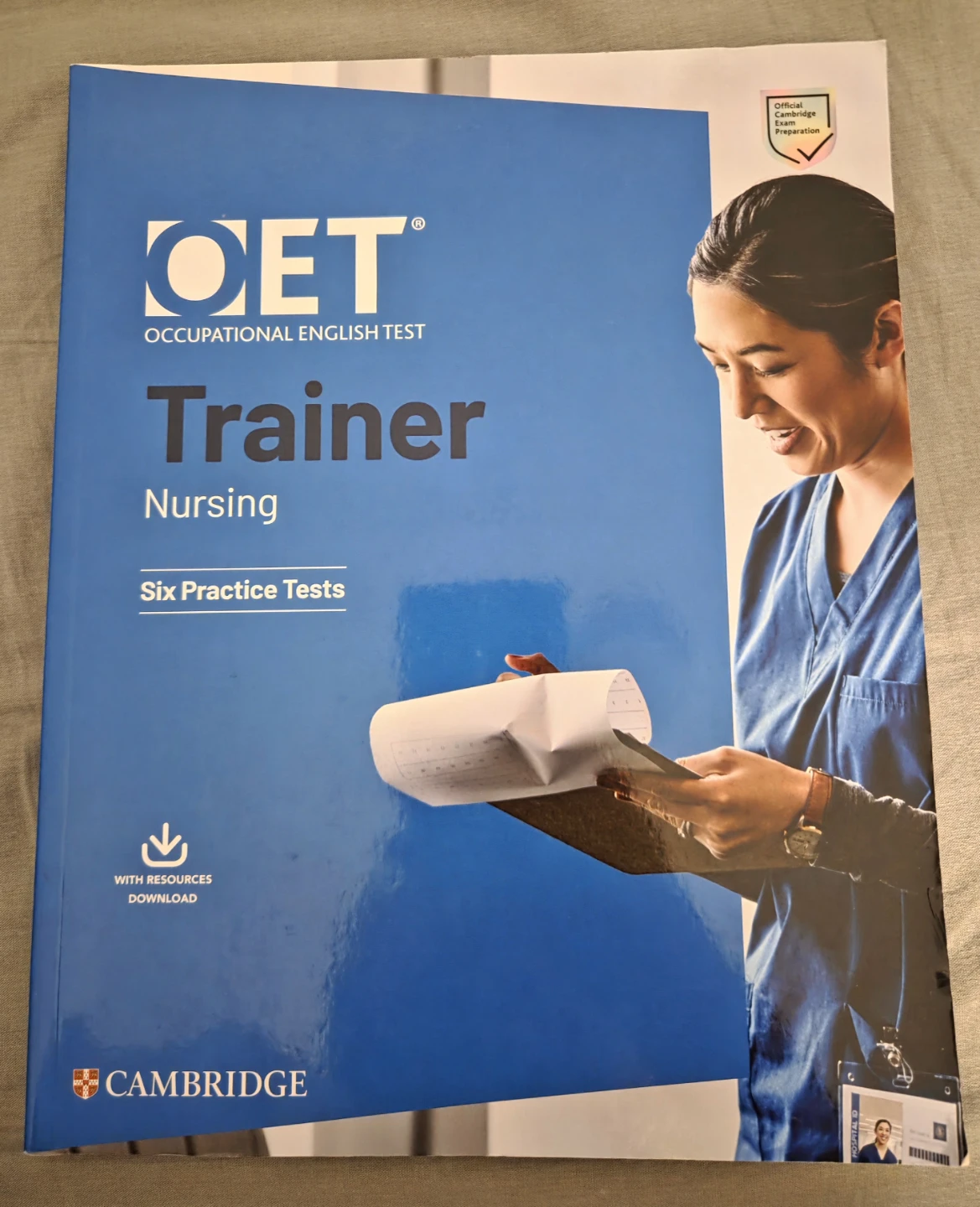 OET Occupational English Test Trainer Nursing Book