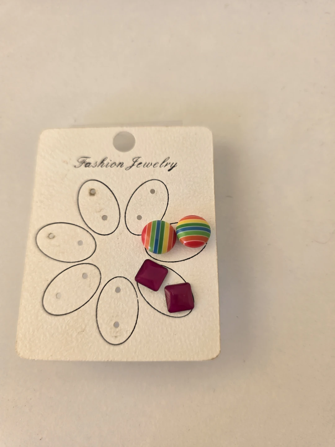New stud earrings