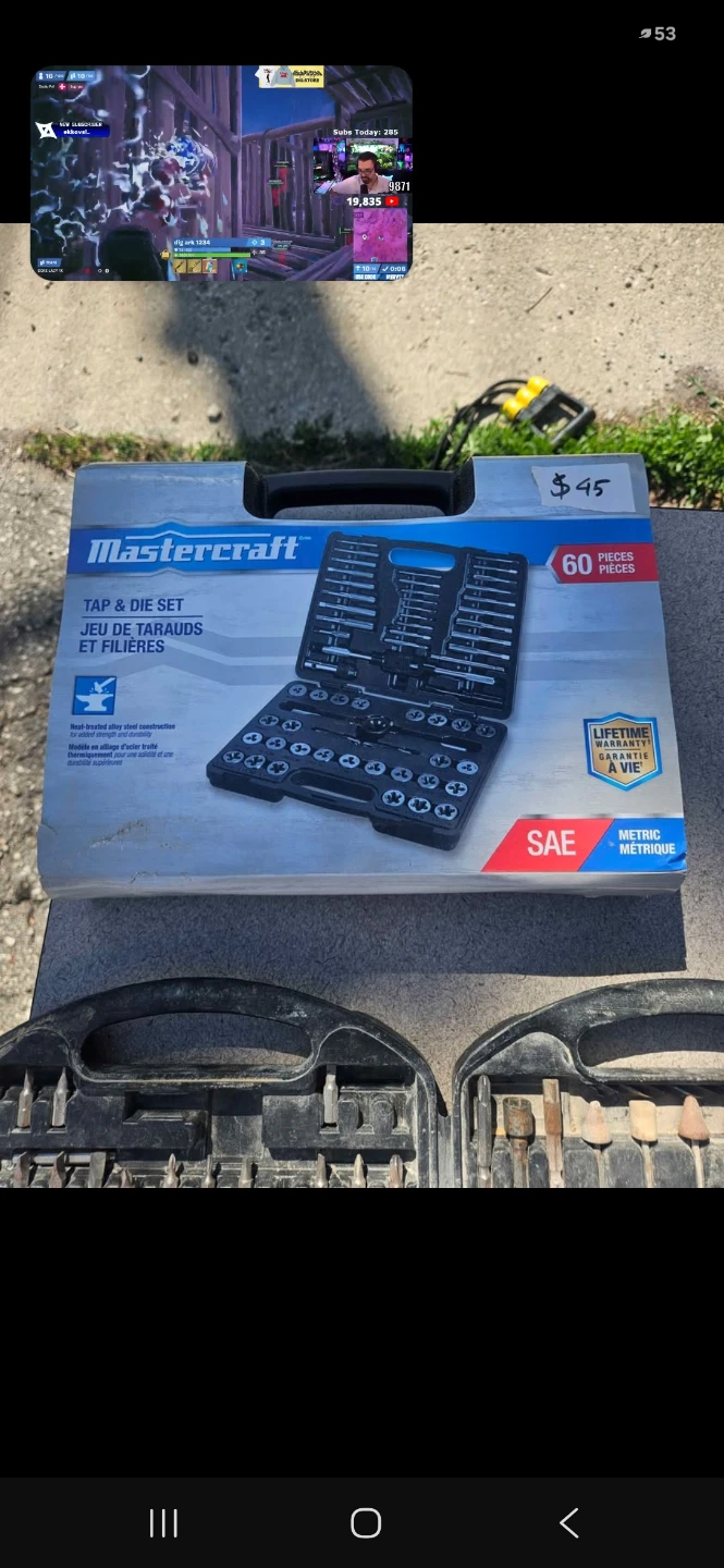 (64095-2) Mastercraft Tap And Die Set