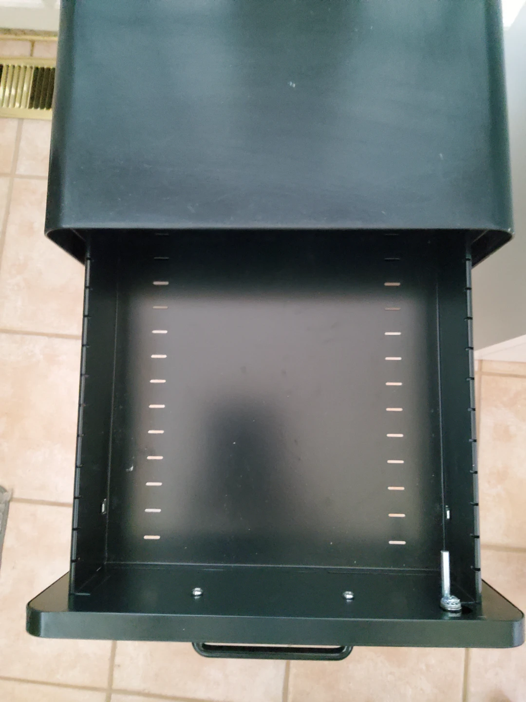 Black 3-Drawer Filing Cabinet - photo 2