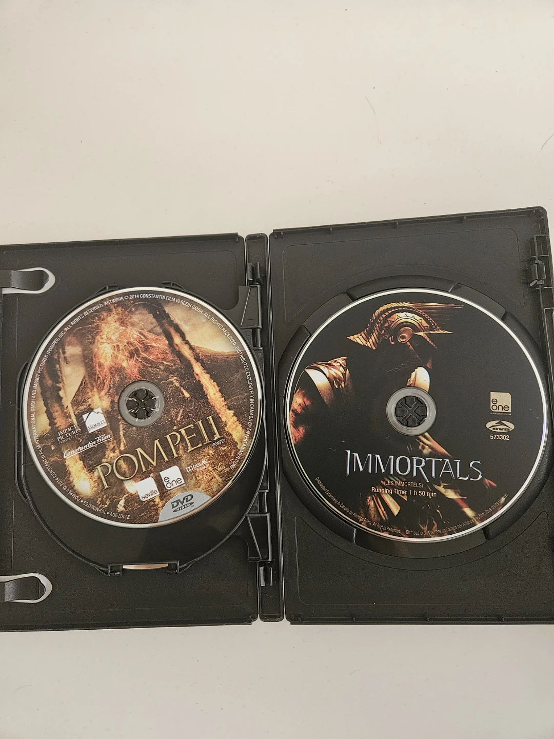 3 DVD collection - The Legend of Hercules, Pompeii, Immortals - photo 5