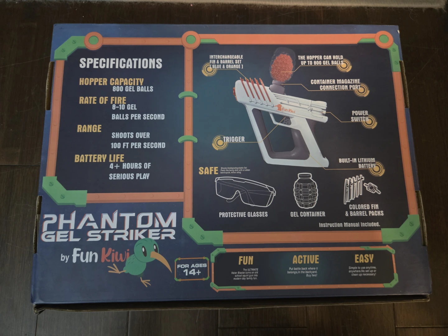 Fun Kiwi Phantom Gel Striker Gel Blaster - photo 2