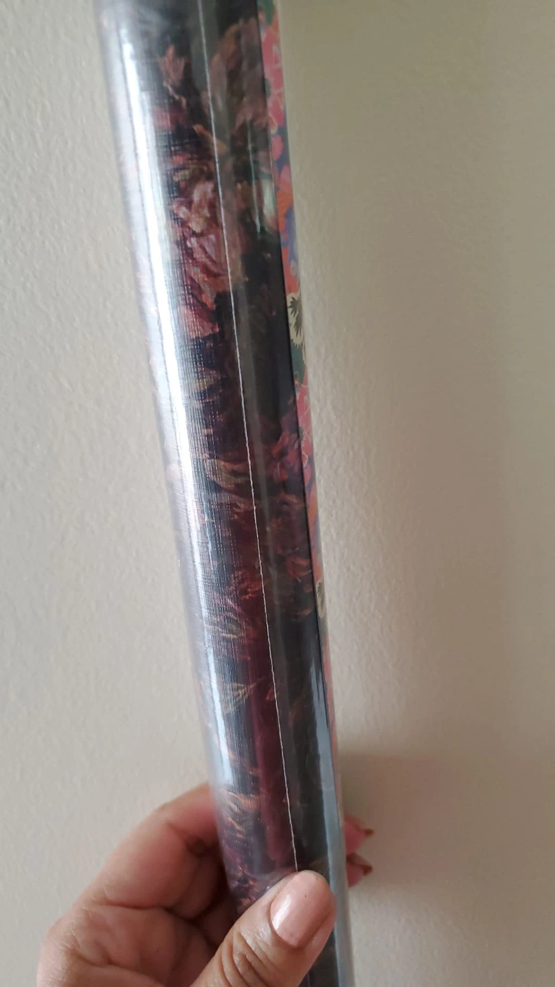 Dark Floral Peel and Stick Wallpaper - 17.3"x78.7" - photo 4