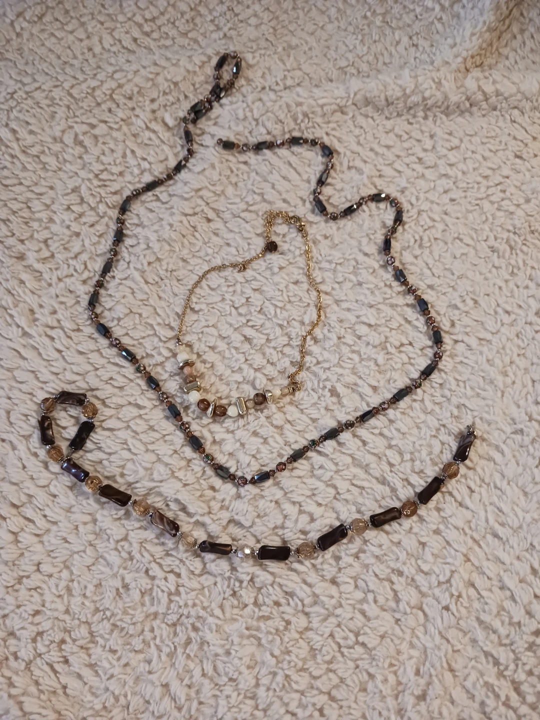Set of 3 Beaded Necklaces