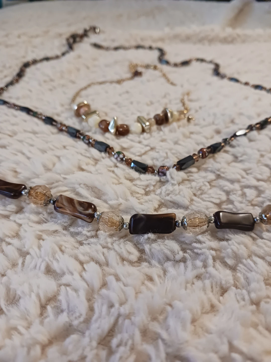 Set of 3 Beaded Necklaces - photo 2