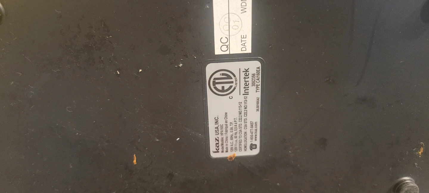 Honeywell Tower Air Purifier HPA 160C - photo 4