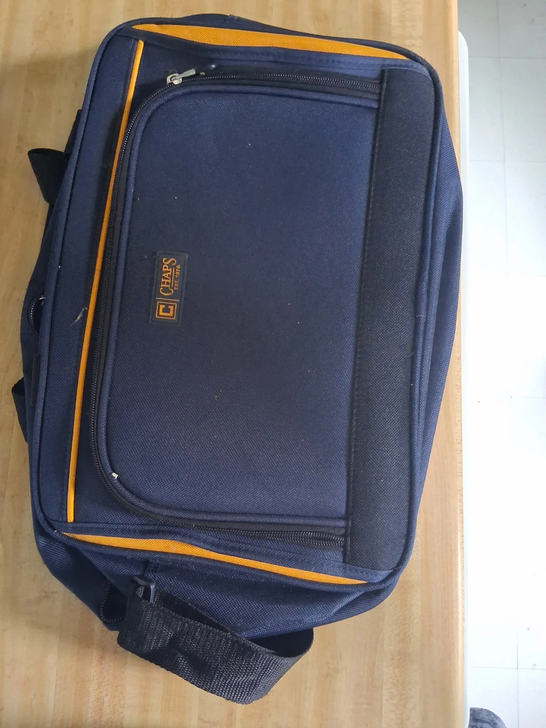 Chaps Navy Blue Messenger Bag