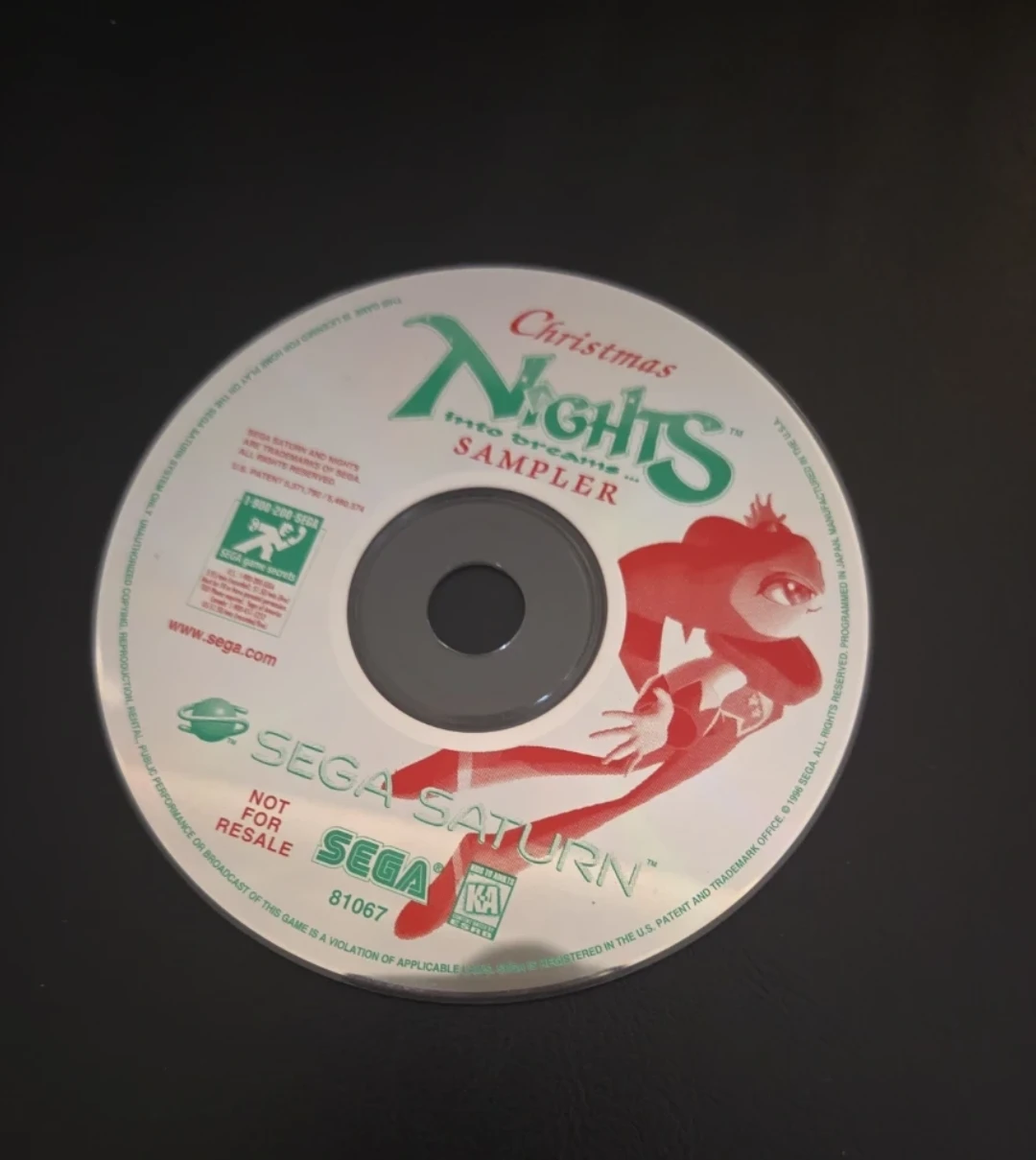 Christmas NiGHTS Into Dreams... SAMPLER Sega Saturn Disc - photo 4