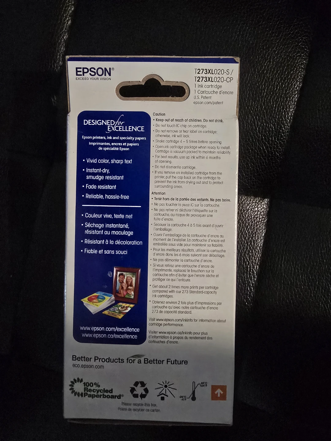 NEW! Genuine EPSON 273XL Black Ink Cartridges - photo 2
