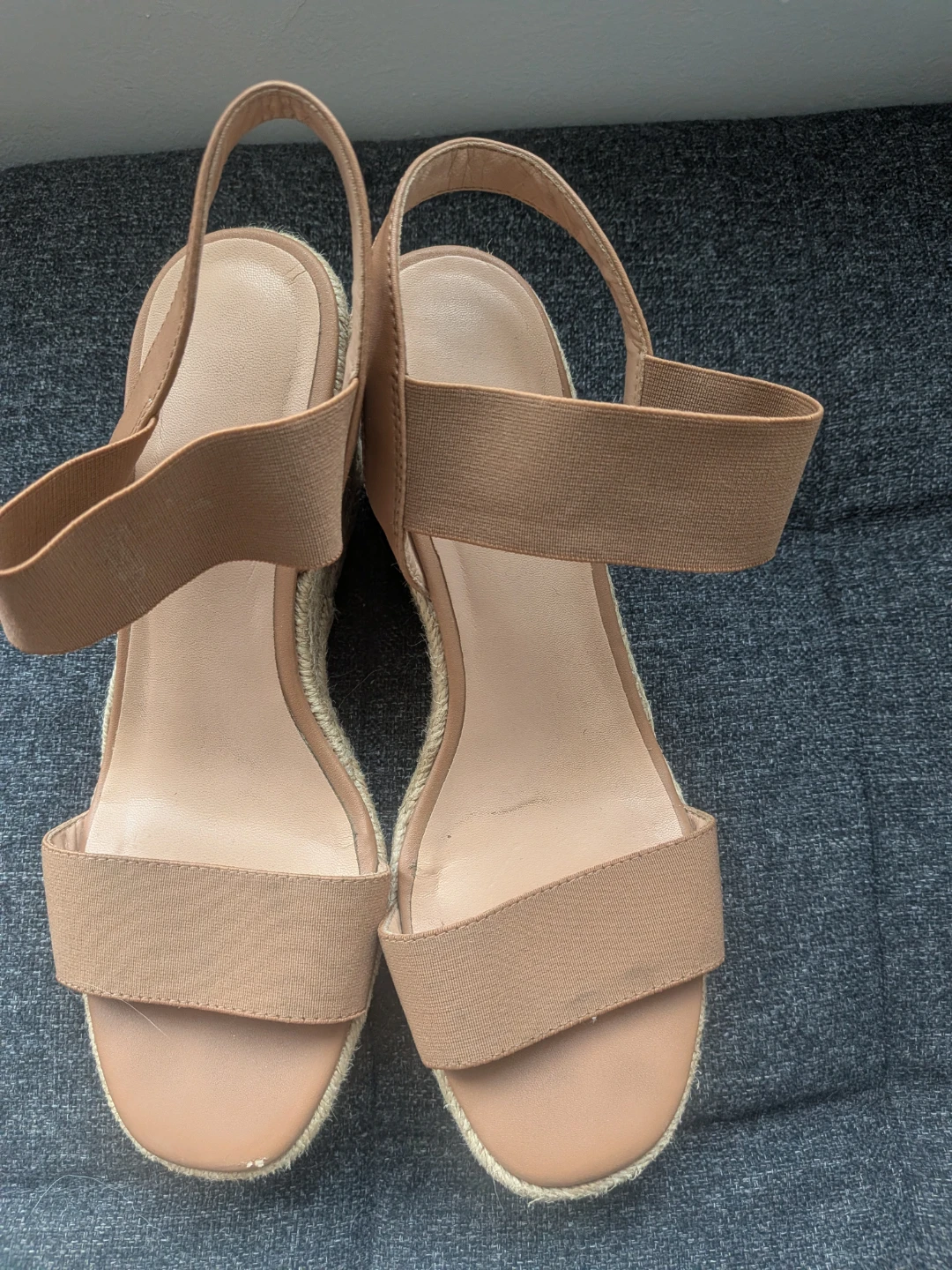 Women's Tan Espadrille Wedge Sandals - photo 2