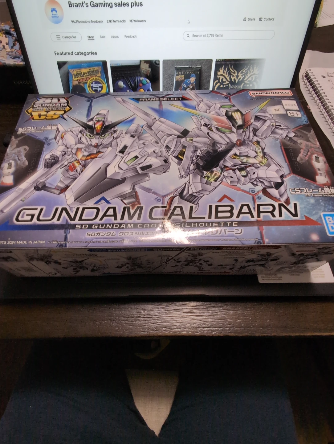 SD Gundam Cross Silhouette Gundam Calibarn Model Kit