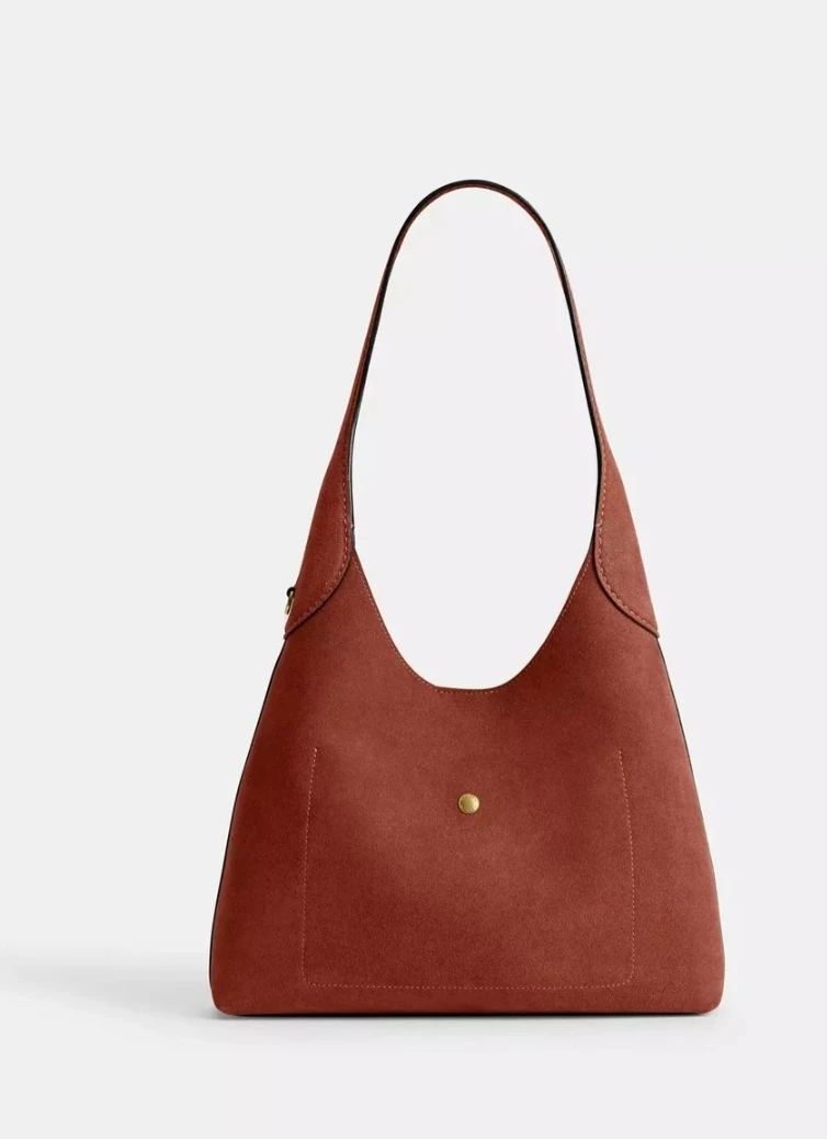 Coach Brooklyn 28 Suede Clay New with Dustbag - photo 3