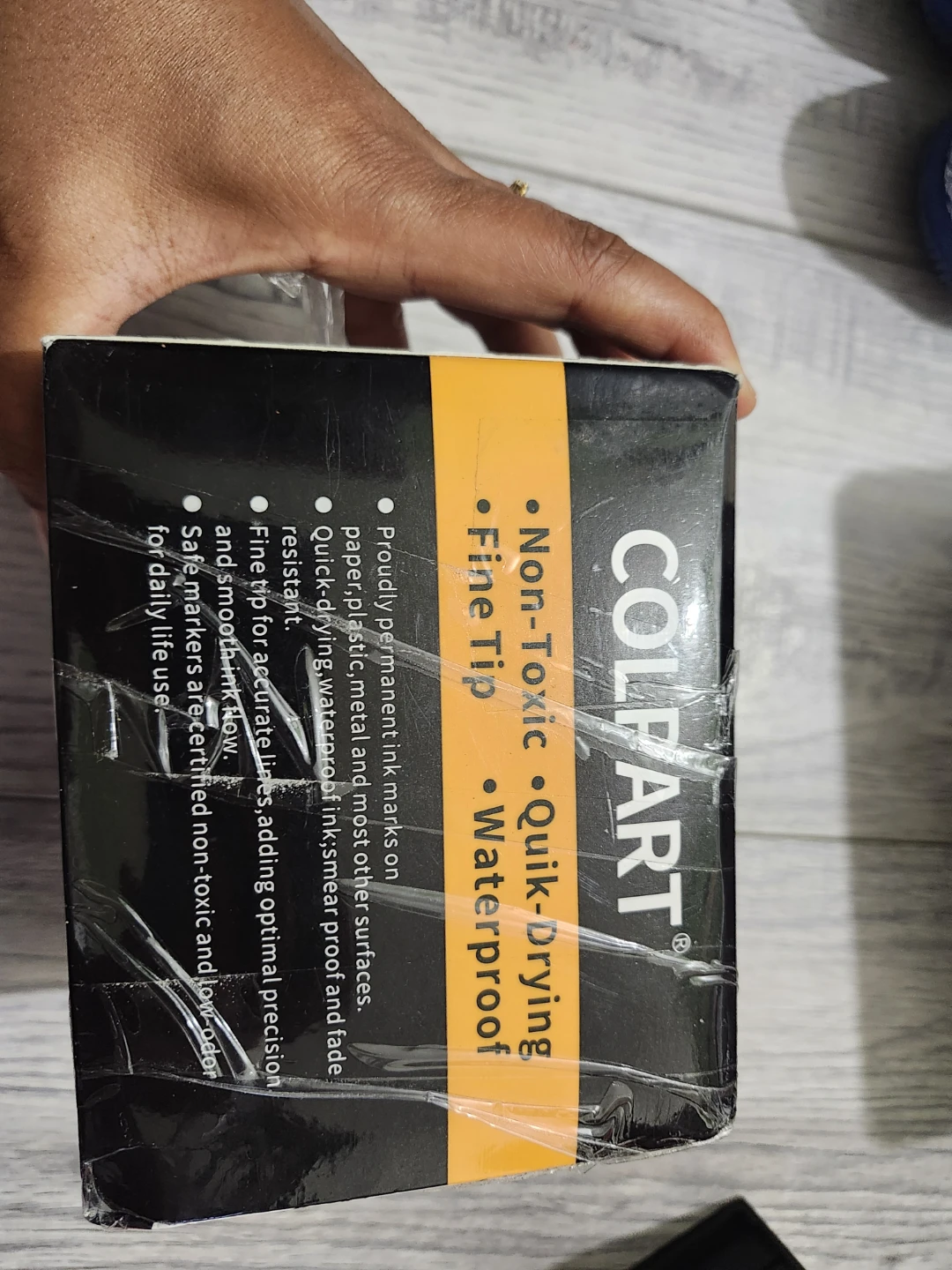 COLPART 85 Black Permanent Markers 6for -$5