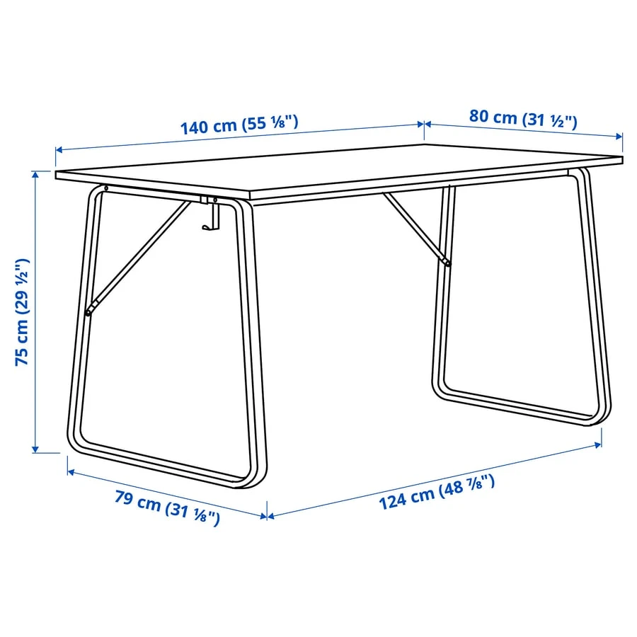 IKEA Gaming Desk  55" x 31" - photo 2