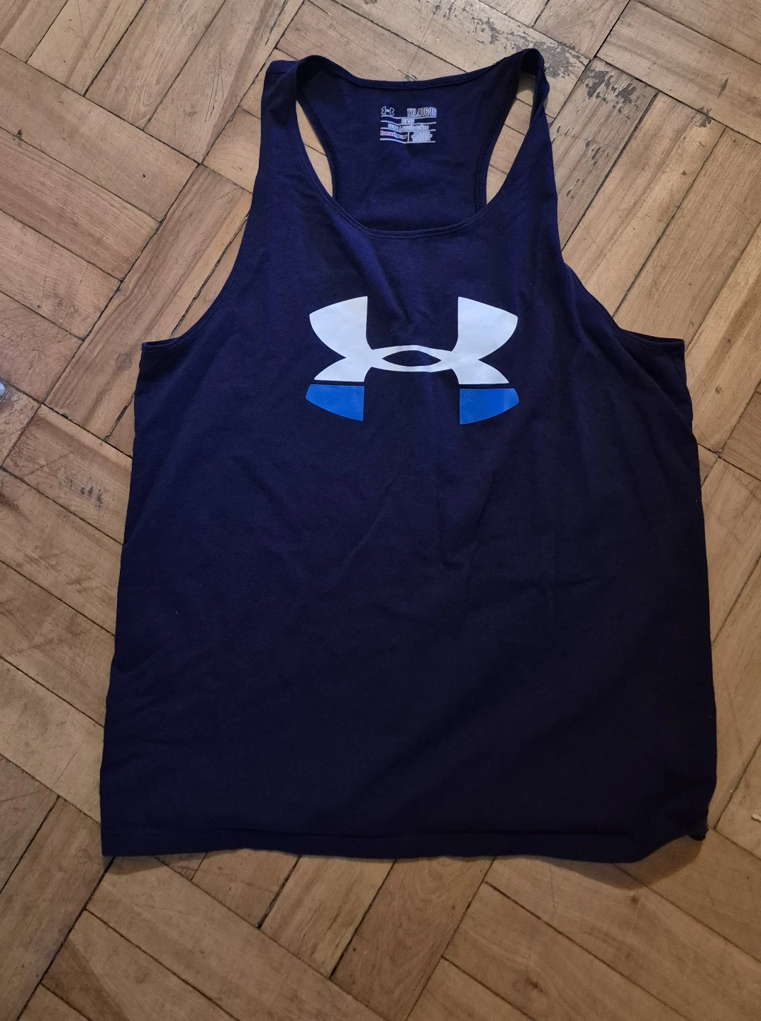 Under Armour HeatGear Tank Top YXL/JTG/EG Navy Blue