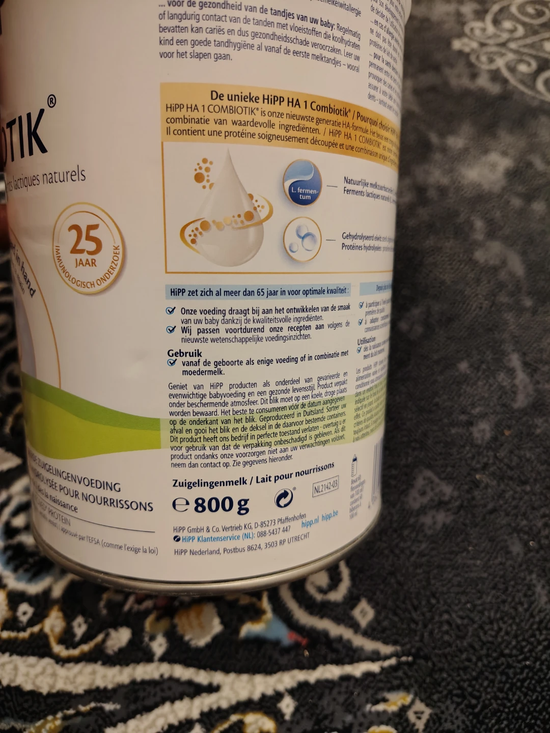 HIPP HA Combiotik 1 Baby Formula 800g - photo 2