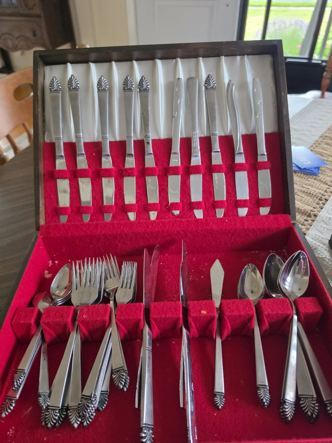 Silverware Set in Wooden Box - photo 4