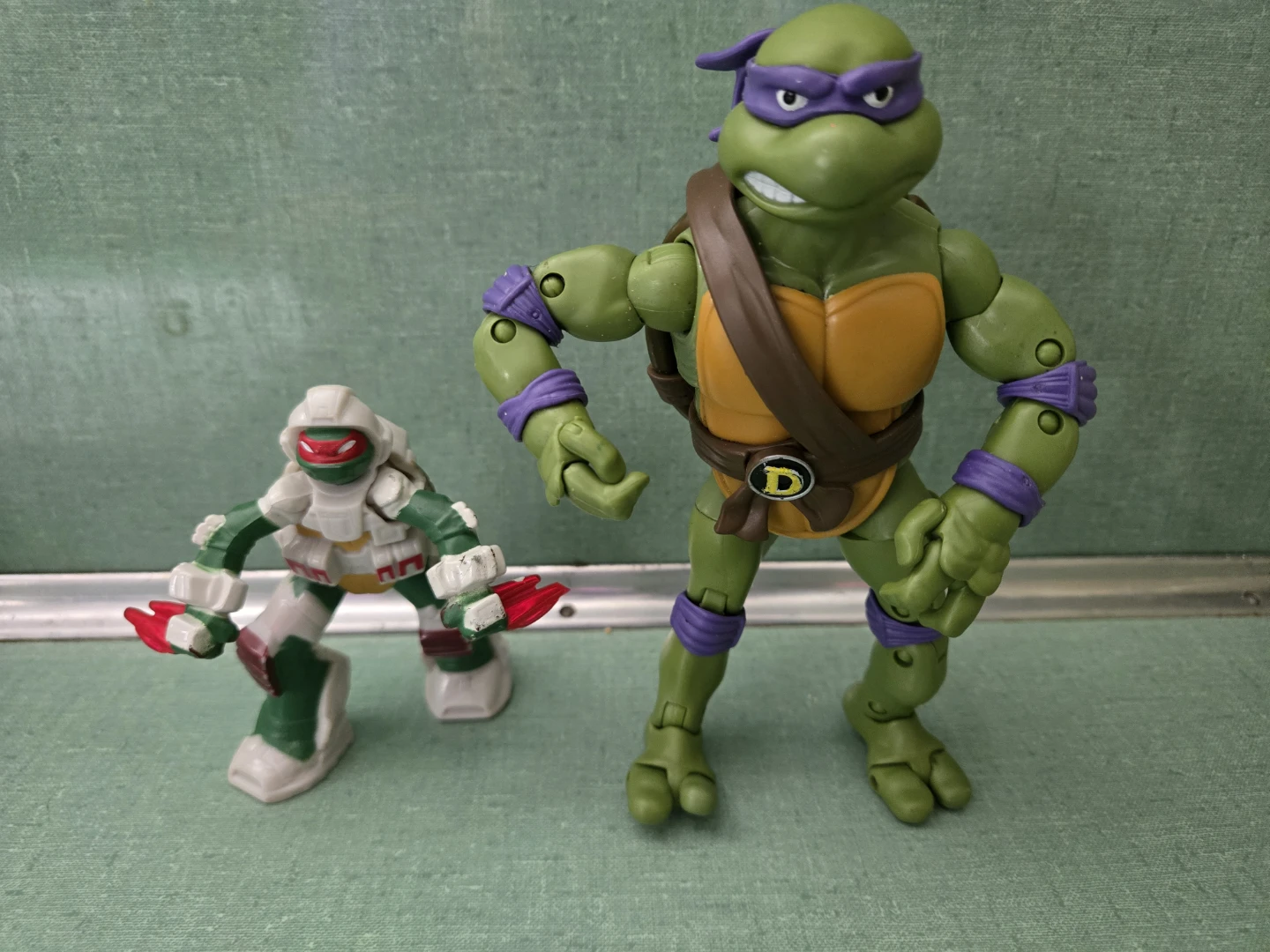 Two (2) Teenage Mutant Ninja Turtles Figures