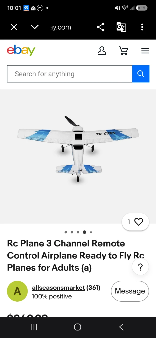 TOPRACE TR-C285G Trainer 3 Channel Remote Control Airplane - photo 5