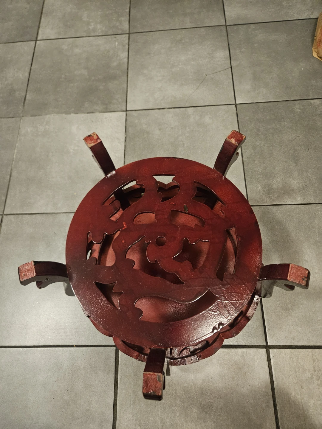 Wooden plant stand - photo 3