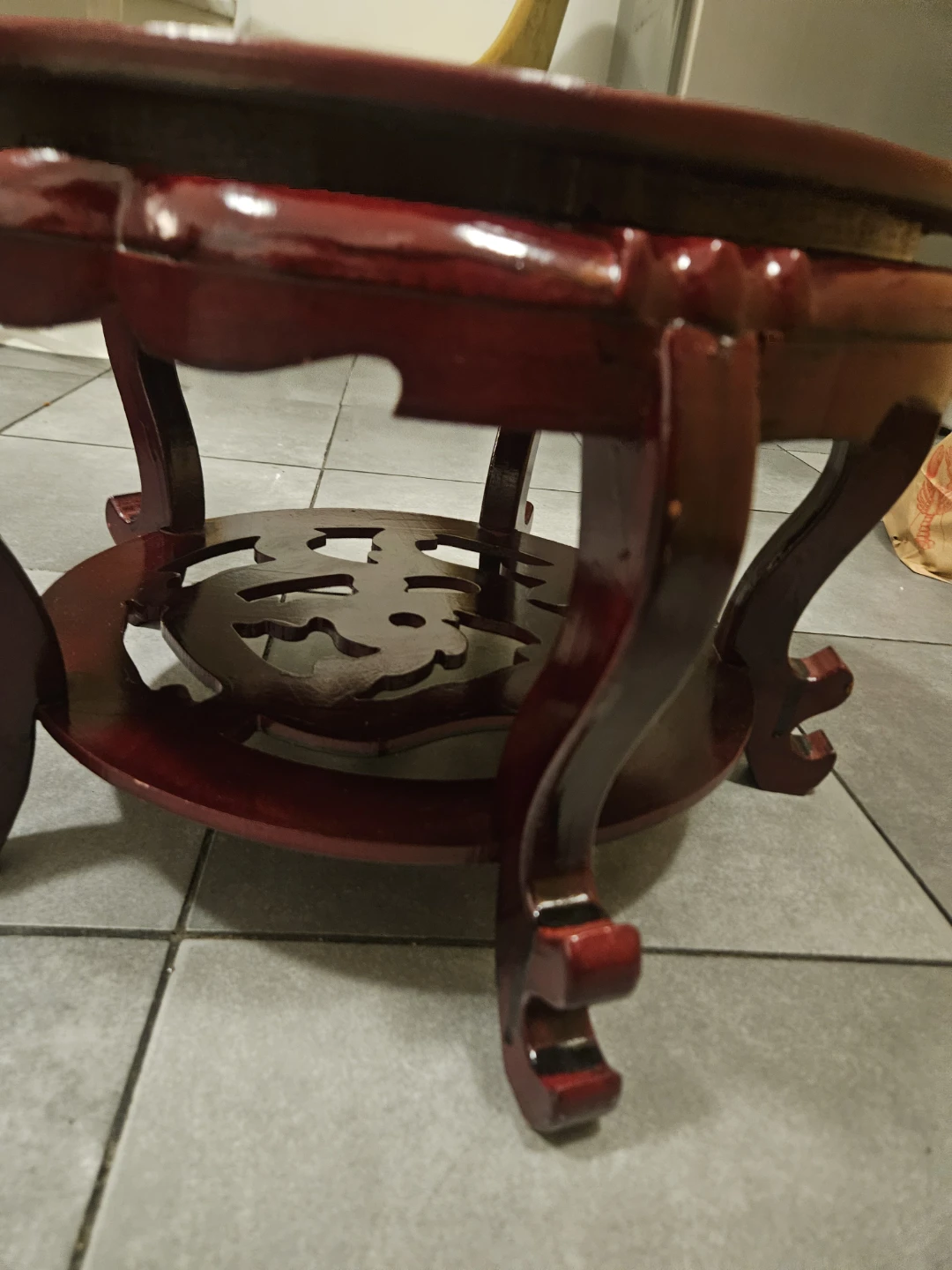 Wooden plant stand - photo 4