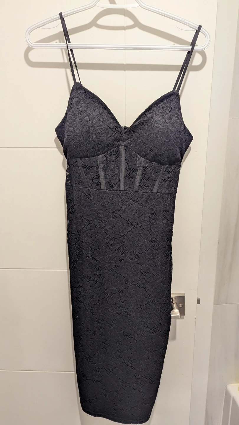 Black cocktail dress