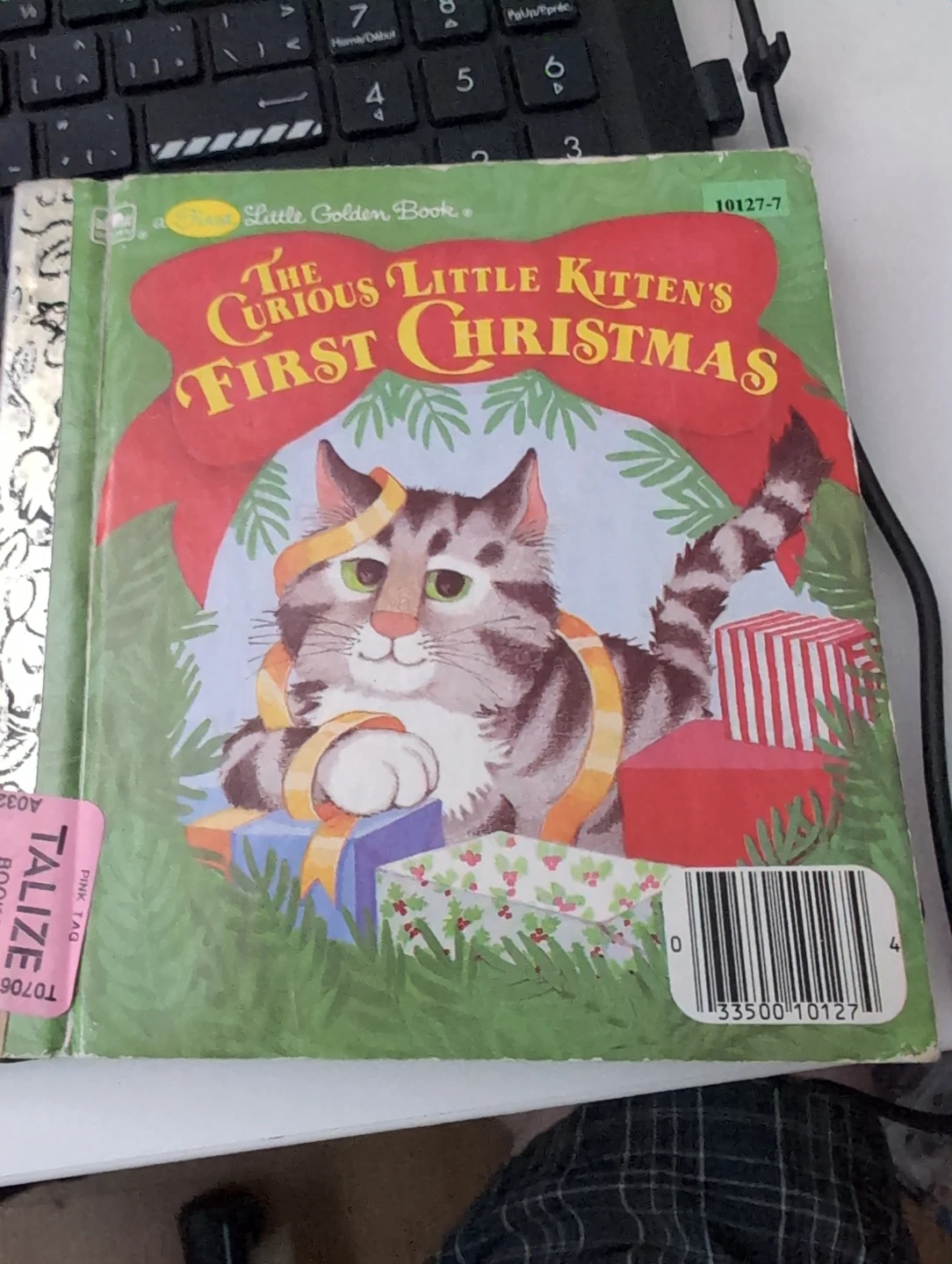 The Curious Little Kitten's First Christmas Little Golden Book
