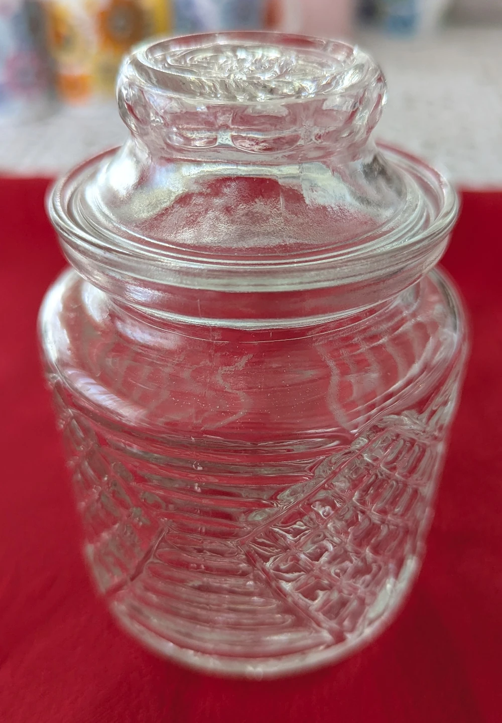 Glass jam Jar with Lid