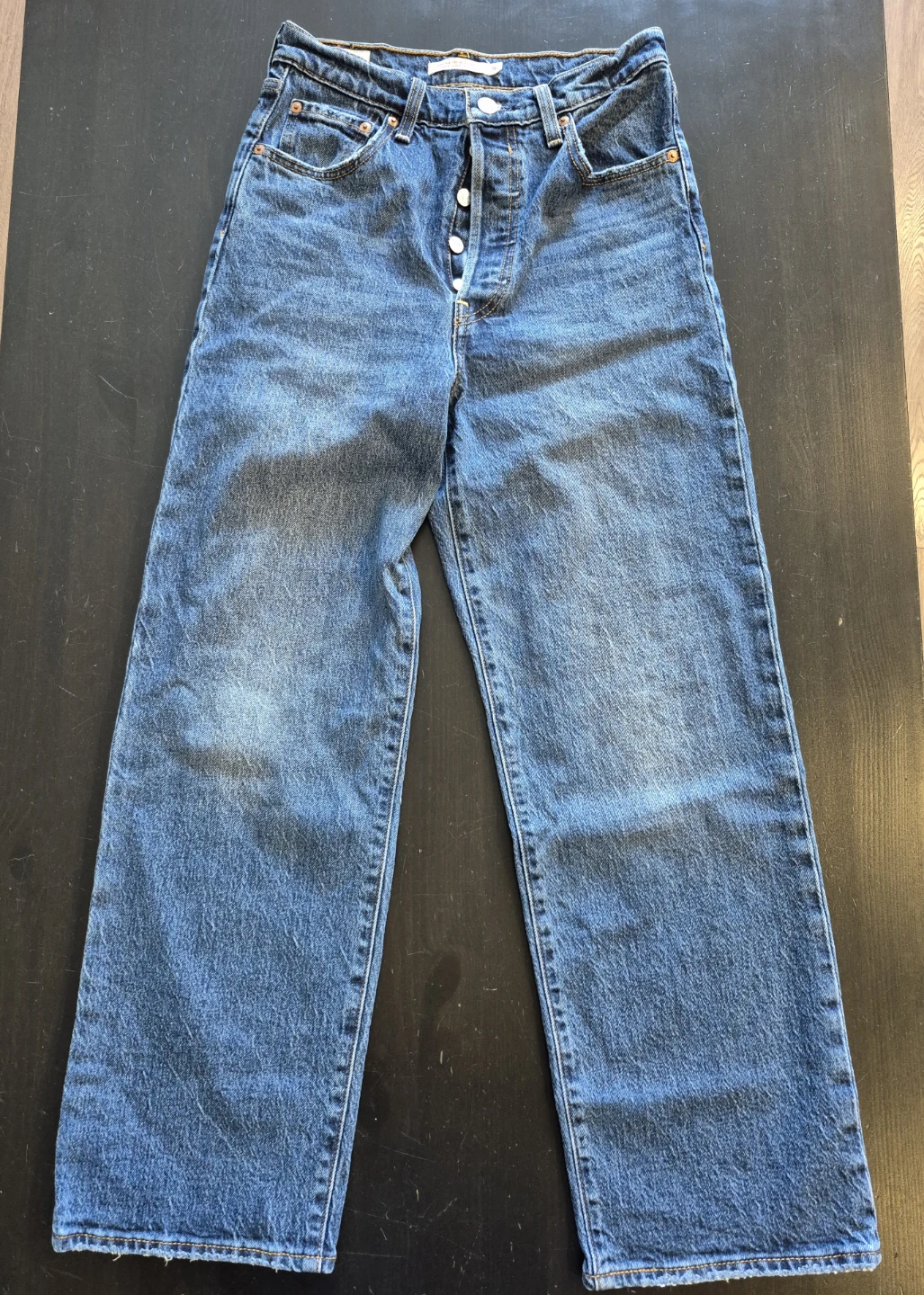 Levi's Ribcage Straight Ankle Jean Dark Wash