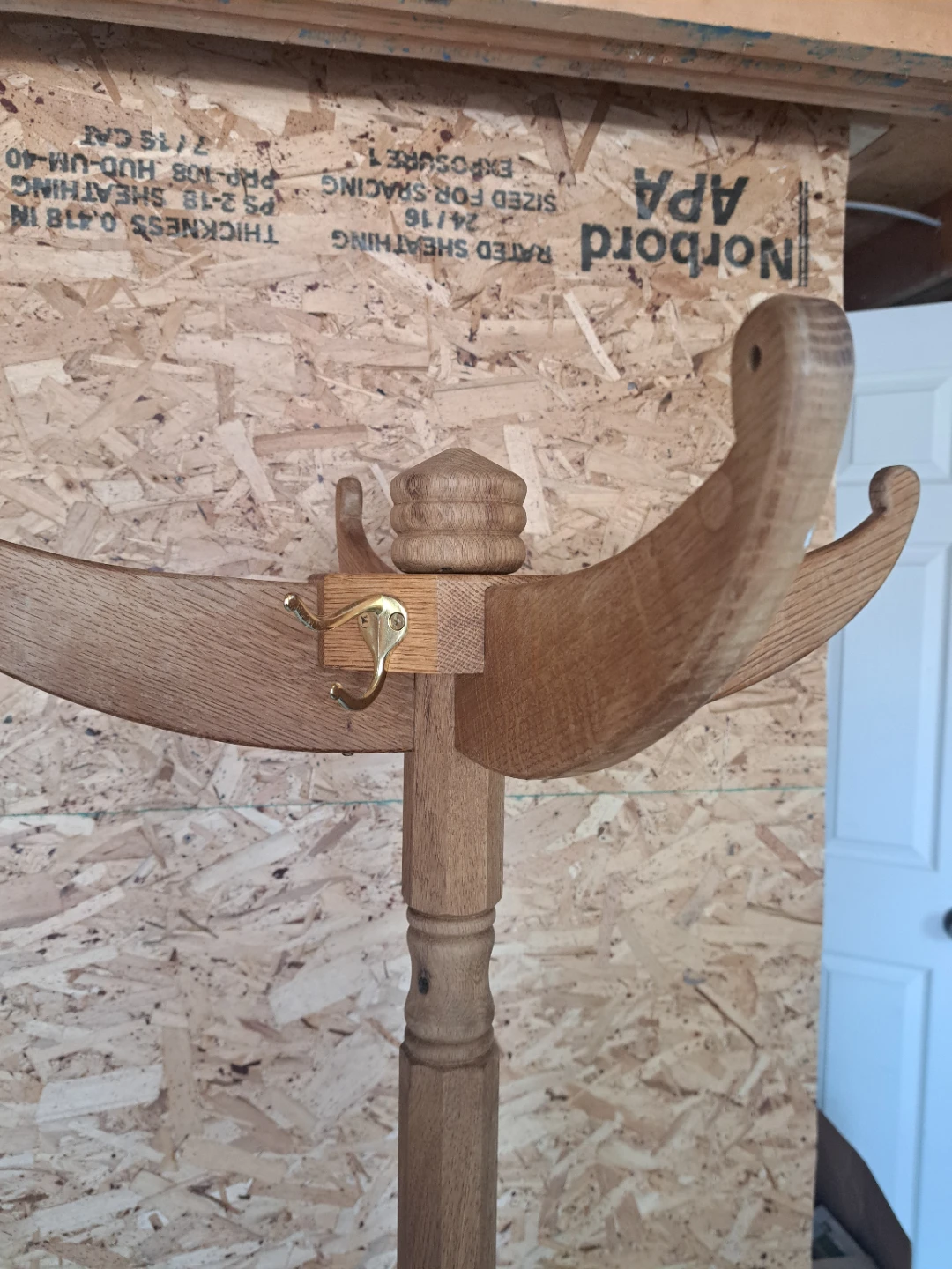 Wooden Coat Rack Stand - photo 2