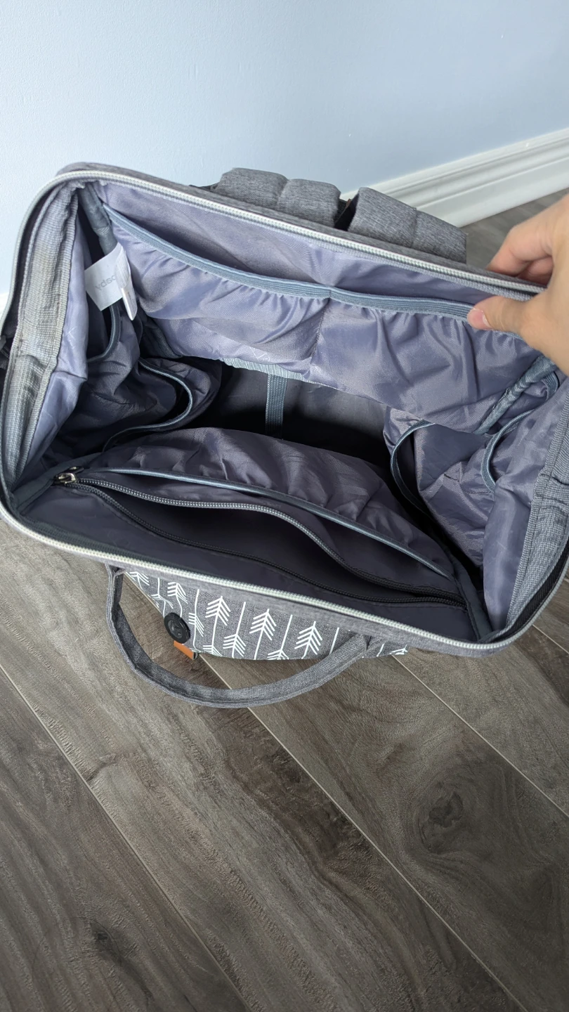 Grey Diaper Bag Backpack (Lekebaby) - photo 2