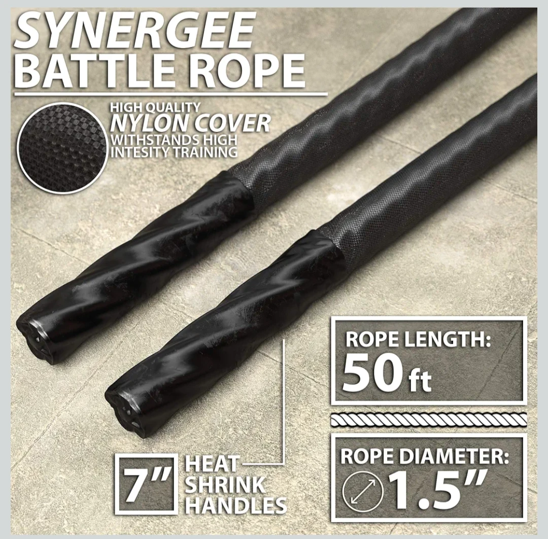 Synergee 50ft Battle Rope with Wall Mount - photo 2