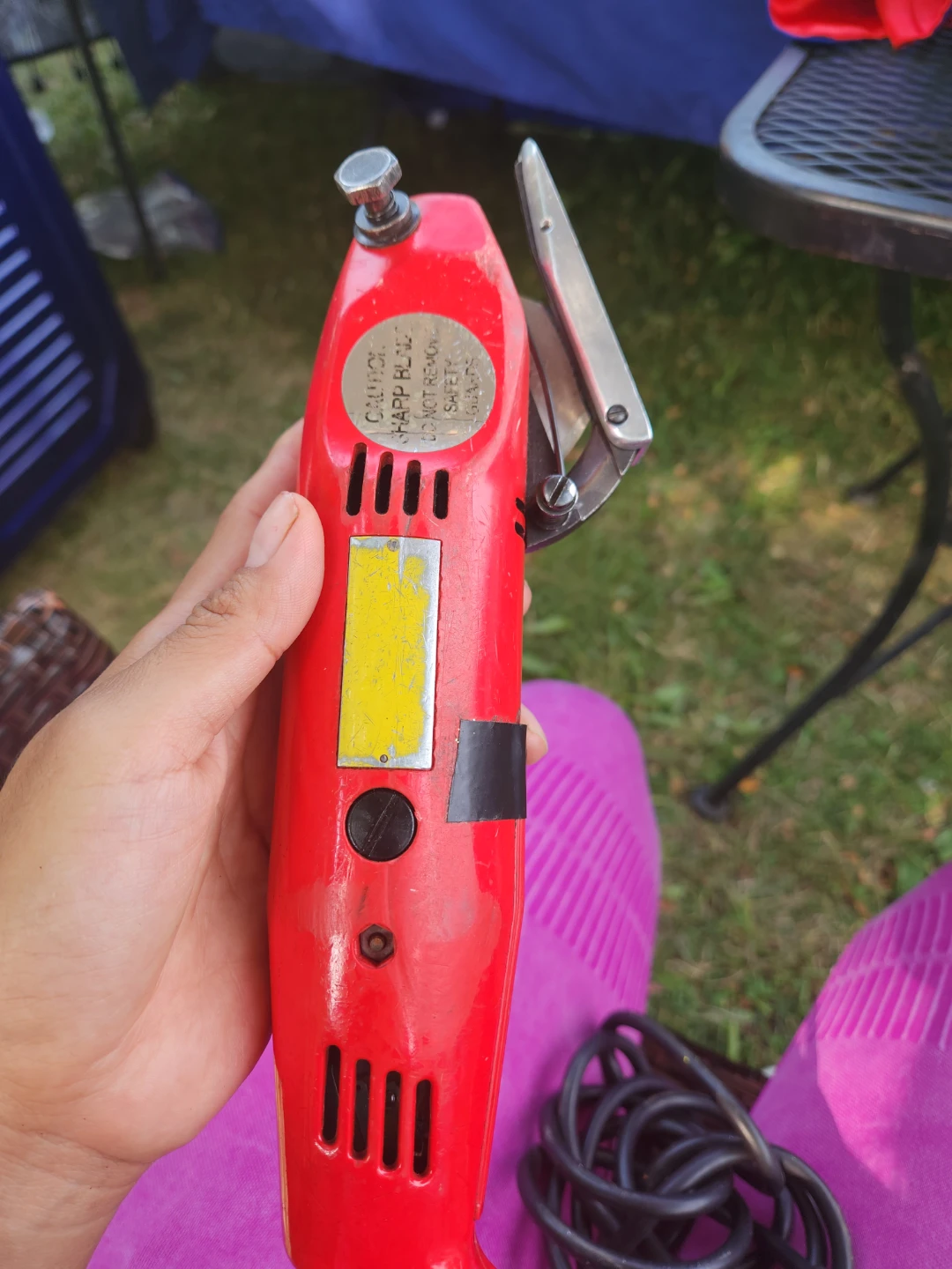 Red Rotary Fabric Cutter Tool - photo 3