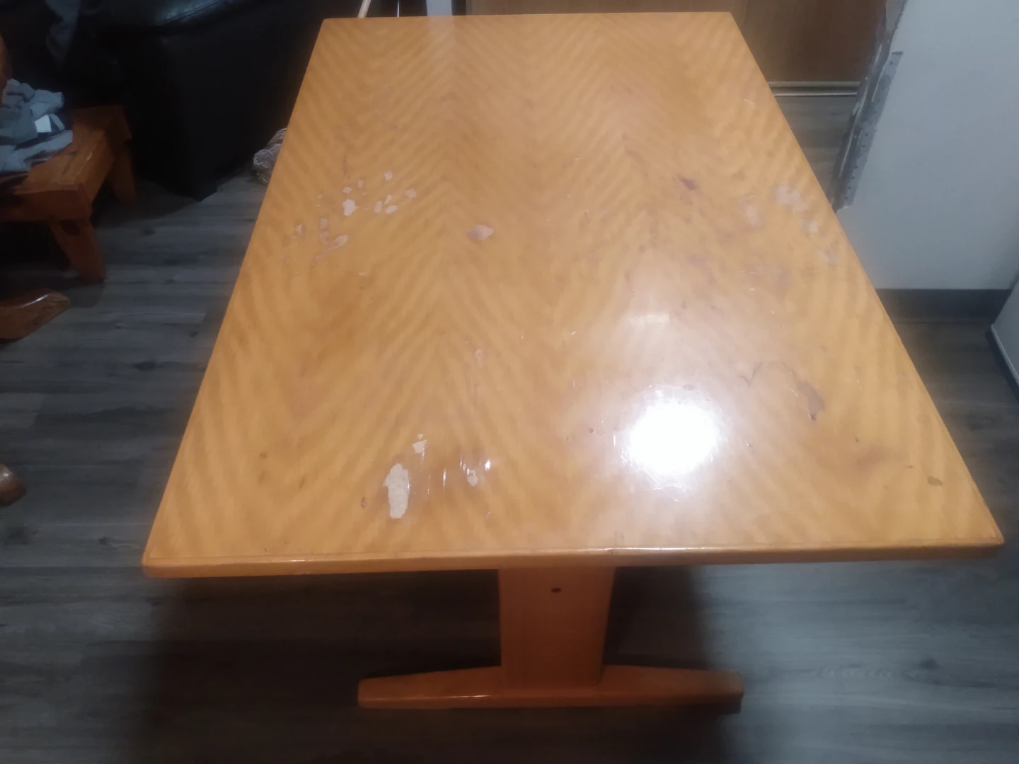 Wooden kitchen table - photo 2