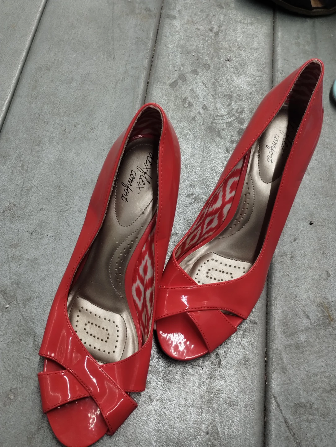 Red Wedge Heels - photo 4