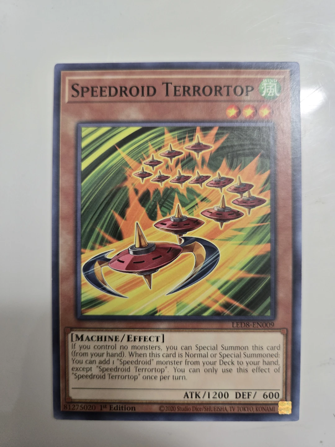 Speedroid Terrortop Yu-Gi-Oh! Card