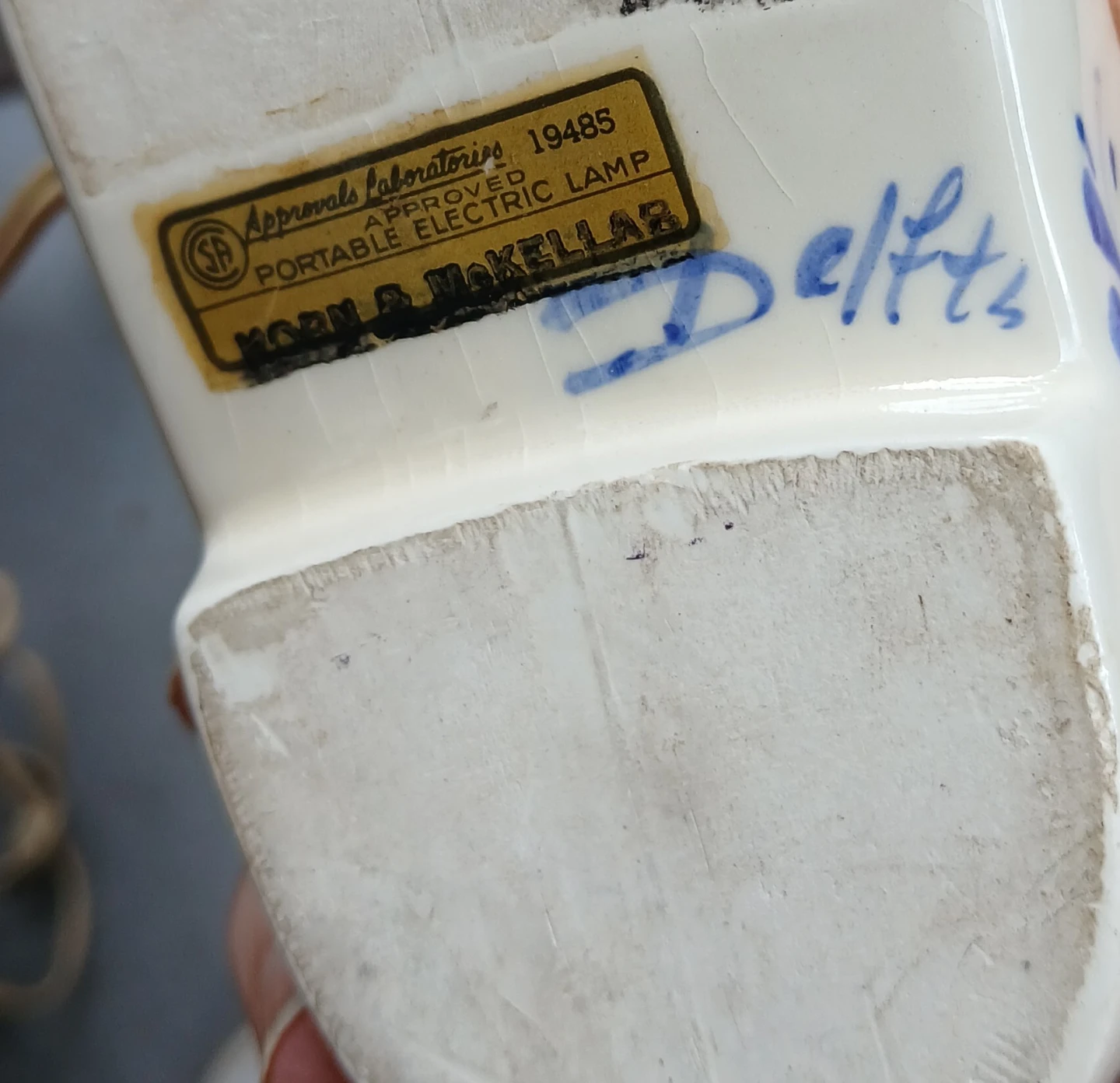 Vintage Horn & Makellar Portable Electric Lamp - photo 3