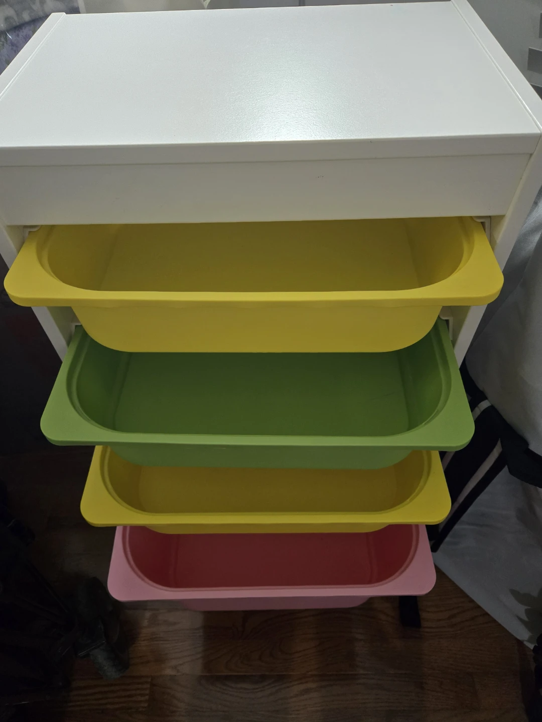 IKEA TROFAST Storage Unit with 4 Bins