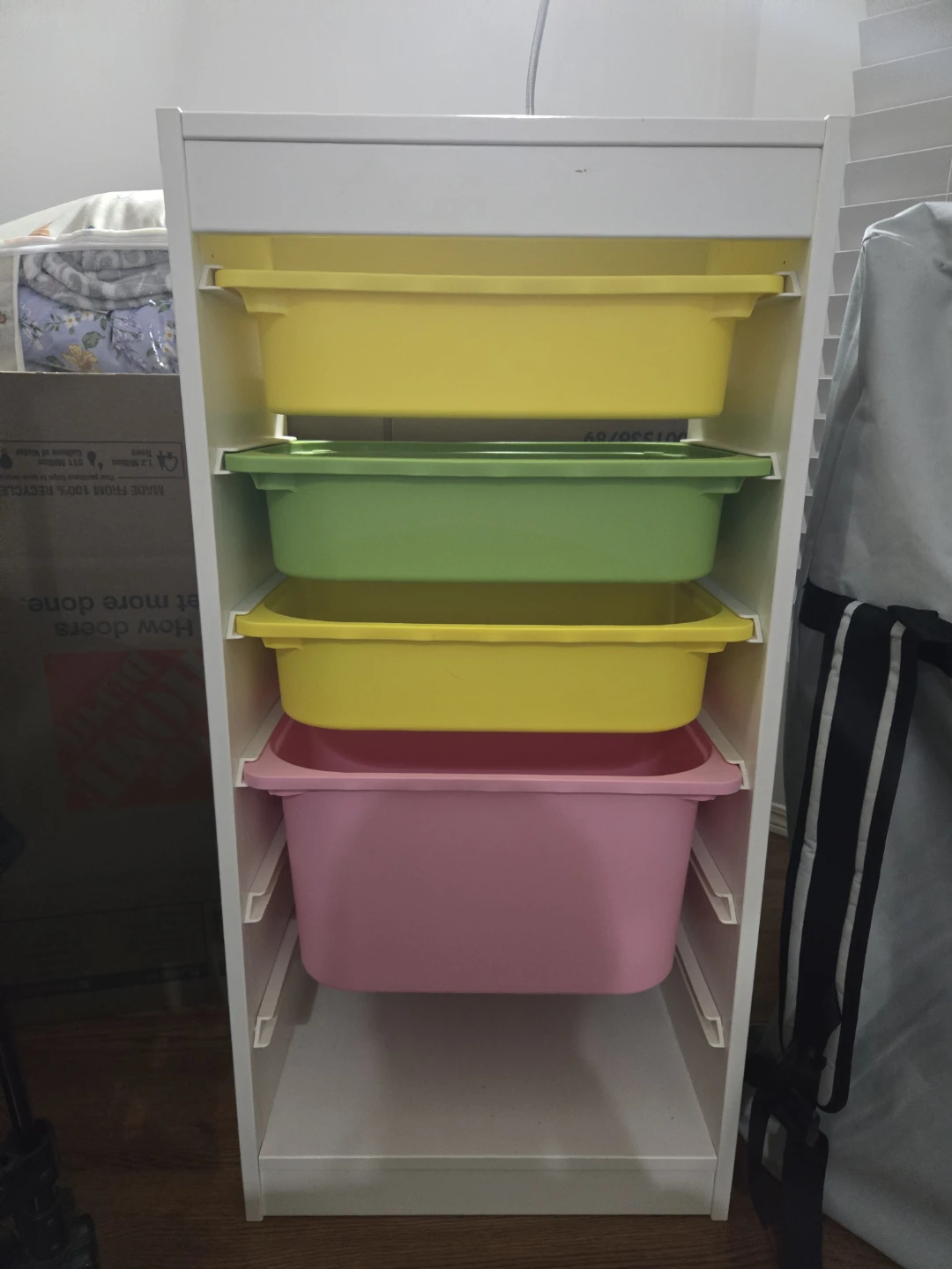 IKEA TROFAST Storage Unit with 4 Bins - photo 2
