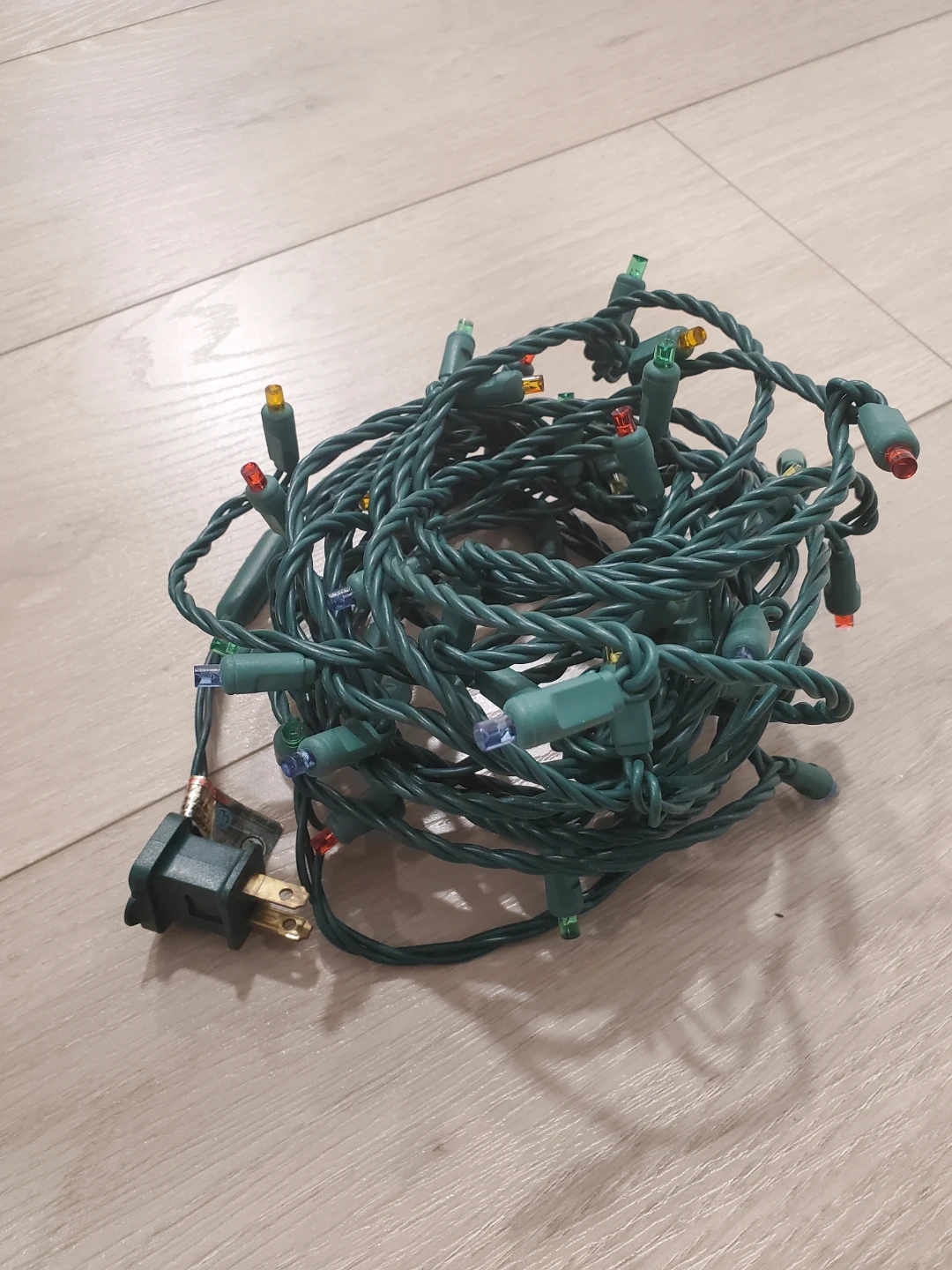 5mm Multicolor LED Christmas string lights - 50 lights - photo 5