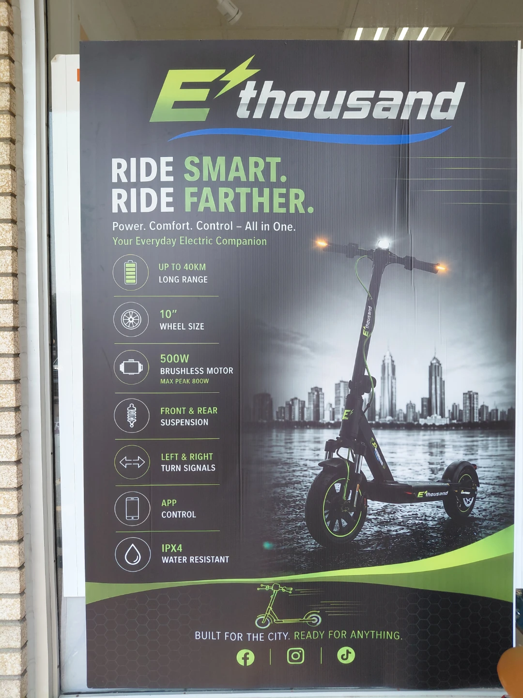E-Thousand E9 MAX Electric Scooter - photo 2