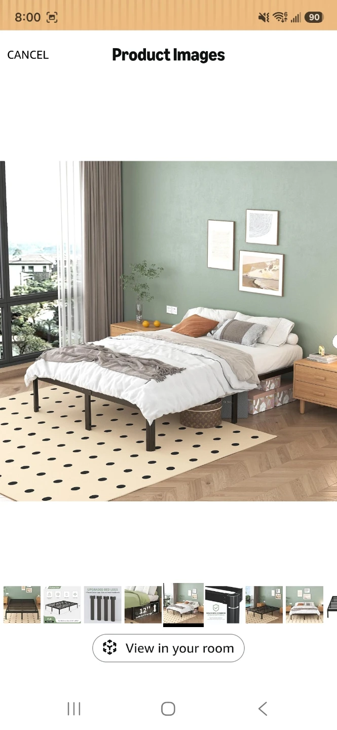 Metal Bed Frame queen size - photo 3