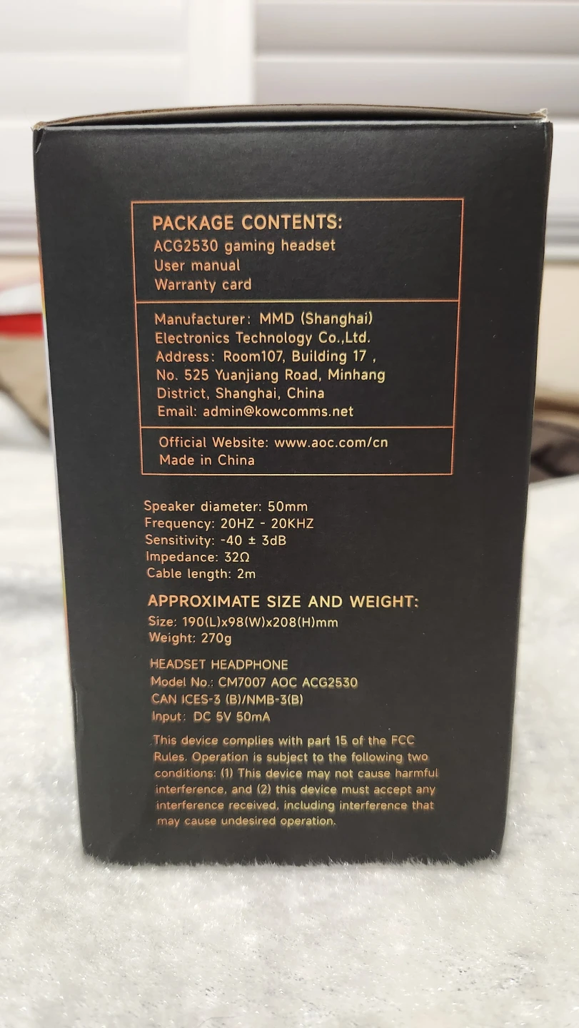 AOC Gaming Headset (Barely Used) - photo 2